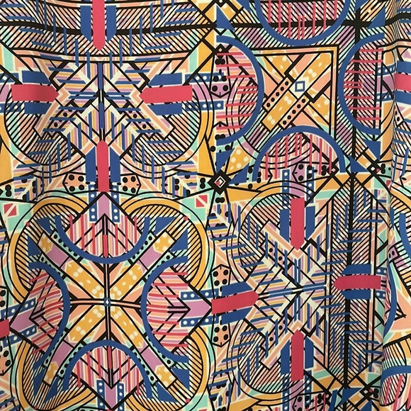 Lulus (Everly) Geometric Print Dress Size Small - Picture 2 of 4